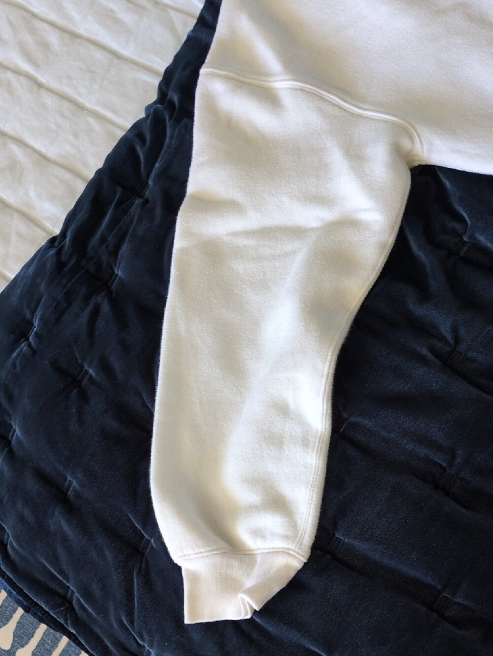 J. Crew White Crewneck Sweatshirt, Small - Picture 12 of 15